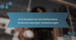Ali Al-Muqdad: Karriere-Meilensteine, Schlüssel-Leistungen, Anerkennungen