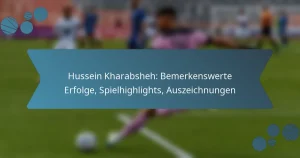 Hussein Kharabsheh: Bemerkenswerte Erfolge, Spielhighlights, Auszeichnungen